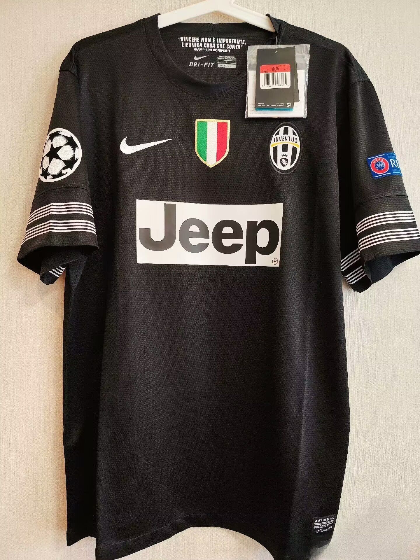 AAA Quality Juventus 12/13 Away Black Soccer Jersey